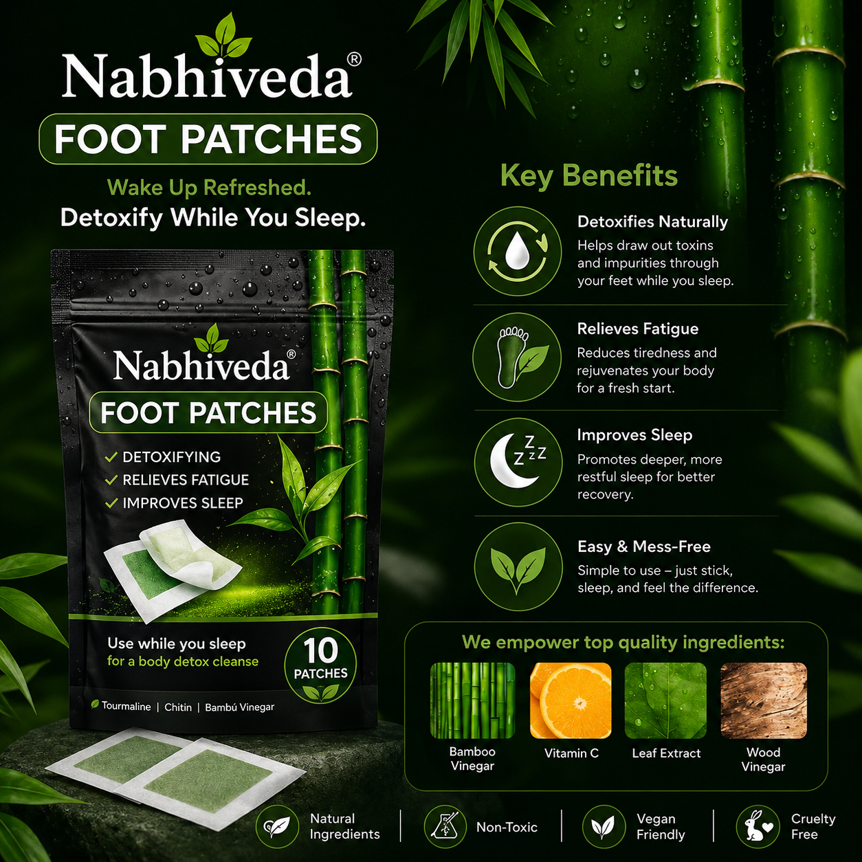 Overnight Wellness Foot Patch™ (Rs100 Off on Prepaid Order)