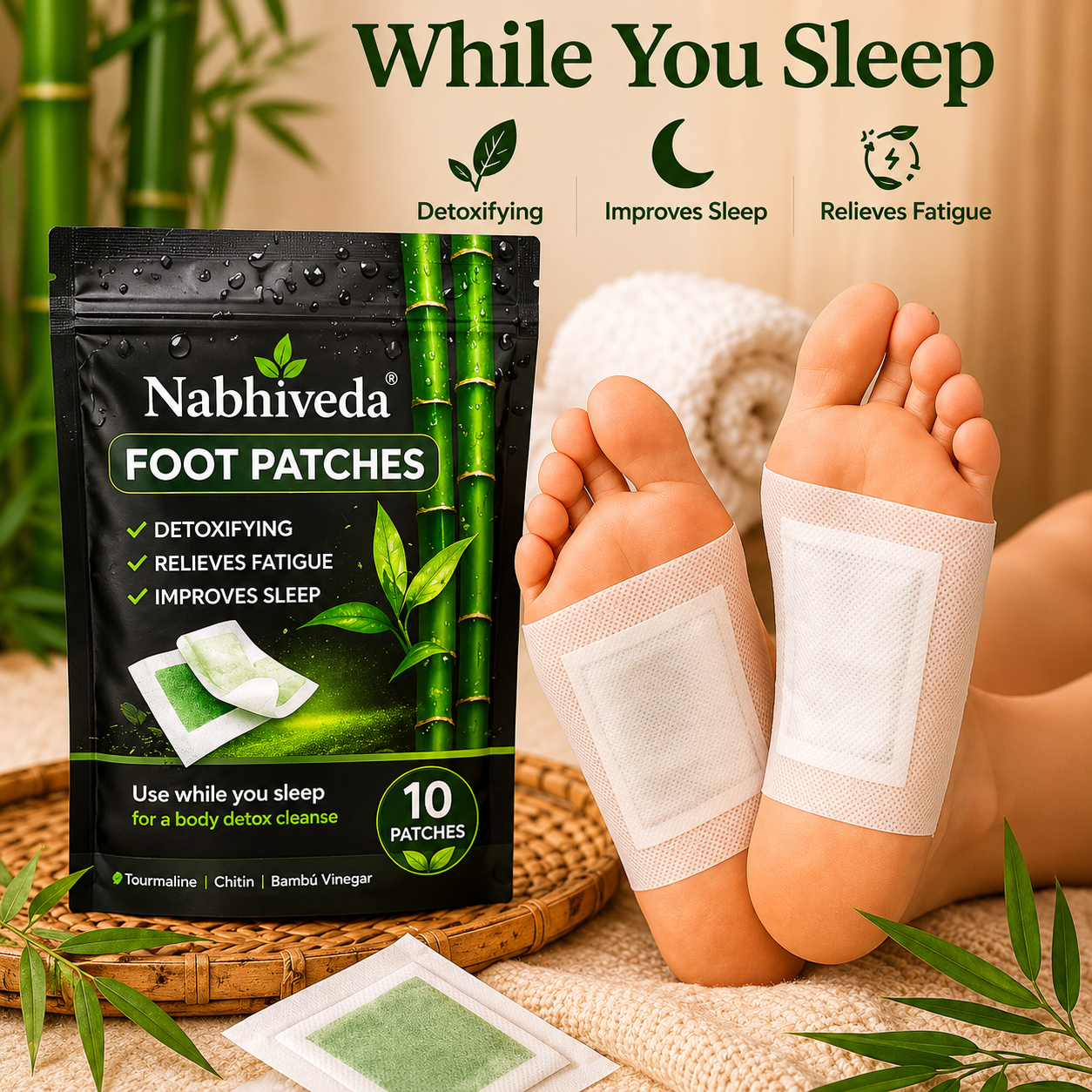 Overnight Wellness Foot Patch™ (Rs100 Off on Prepaid Order)