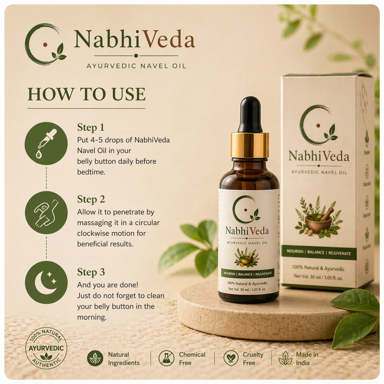 Nabhiveda Navel Oil